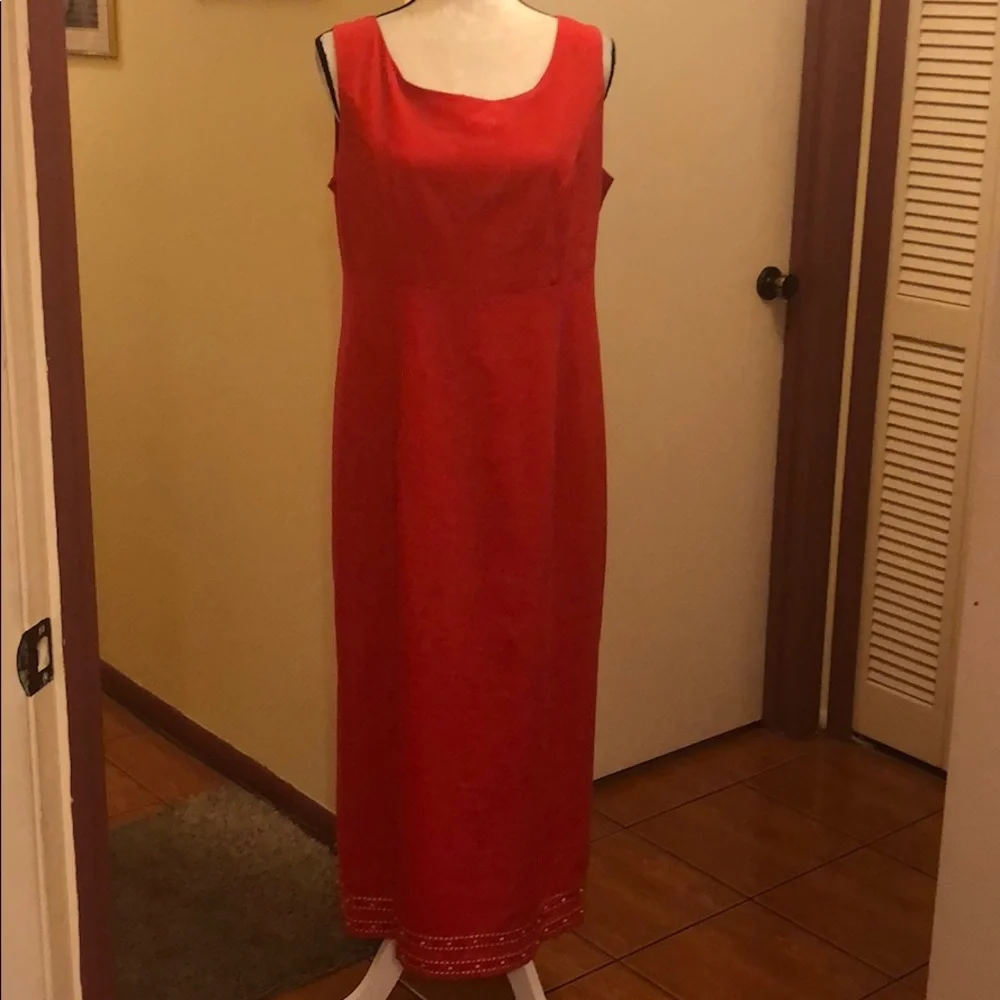 2-piece Rust SAG HARBOR Dress Set, size 12